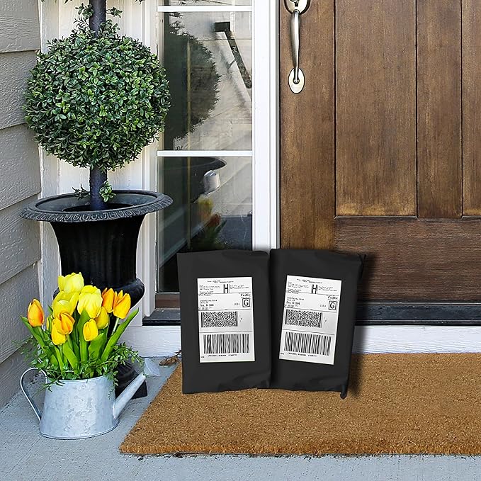 Colored Poly Mailers Pack of: (Black, 7.5" x 10.5" pack of 200) Be creative with your packaging with Colored mailers