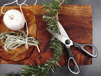 RSVP International Endurance Kitchen Collection Stainless Steel Scissors, 8.25x3.25"