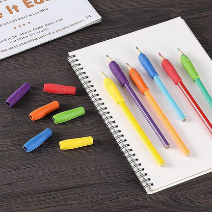 Mr. Pen- 12 Pack, Colorful, Pencil Grips, Pencil Holder for Kids, Pencil Grippers for Kids, Rubber Pen Grips for Adults with Arthritis