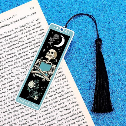Octamber Bookmarks for Women Men, Christmas Bookmarks, Book Lovers Gifts, Mens Stocking Stuffers, Stocking Stuffers for Adults Funny Bookmarks, Cute Bookmarks for Women, Bookish Gifts, Gothic Gifts