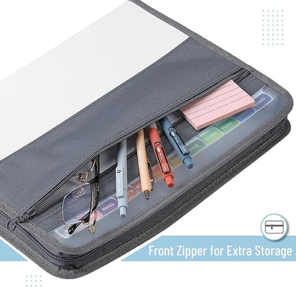 Mr. Pen- Accordion File Organizer, 13 Pockets, White, Document Organizer, Expanding File Folder Organizer, Accordion Folders for Documents, Accordian Folder, Accordian File Organizer