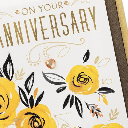 Hallmark Anniversary Card for Couple (Loving Wishes)
