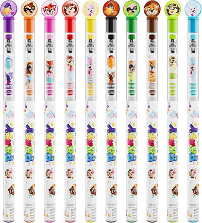 Party Smencils - Patented Gourmet Scented Graphite HB #2 Pencils made from Recycled Newspapers, 10 Count, Gifts for Kids, School Supplies