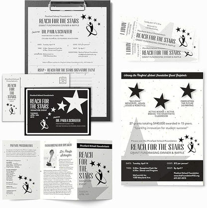 Astrobrights Mega Collection, Colored Cardstock, Bright Confetti White, 320 Sheets, 65 lb/176 gsm, 8.5" x 11" - MORE SHEETS! (91683)