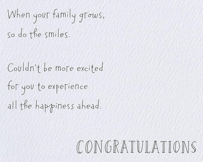 American Greetings Baby Shower Card (Smiles Grow)
