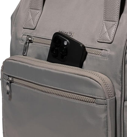 Baggallini Chelsea Laptop Backpack, Steel Grey Twill