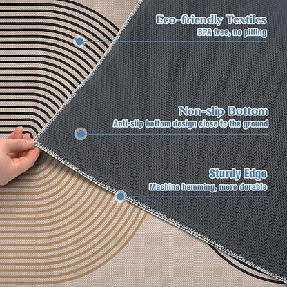 Office Chair Mat for Hardwood Floor Minimalist Art 36"x48" Computer Gaming Chair Mat Anti-Slip Office Rugs Floor Protector for Rolling Chairs Under Desk Rug for Home Office