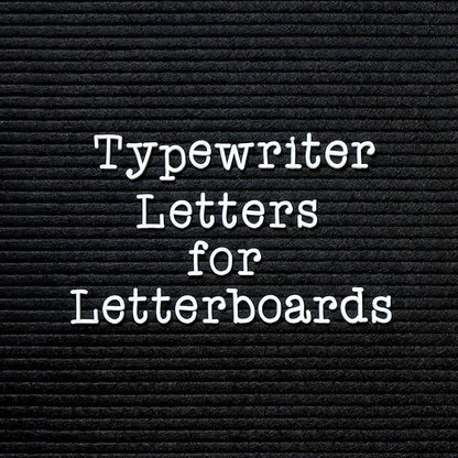 Typewriter Letters Set Board Letters Only, Precut Changeble Felt Letter Board Letters Symbols, Letters Letter Board Words Letter Board Letters Numbers Wooden Felt Letter Board (No Board Included)
