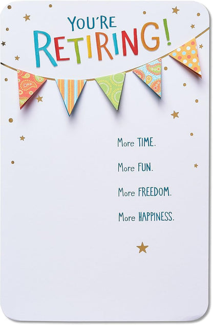 American Greetings Funny Retirement Card (Good things)