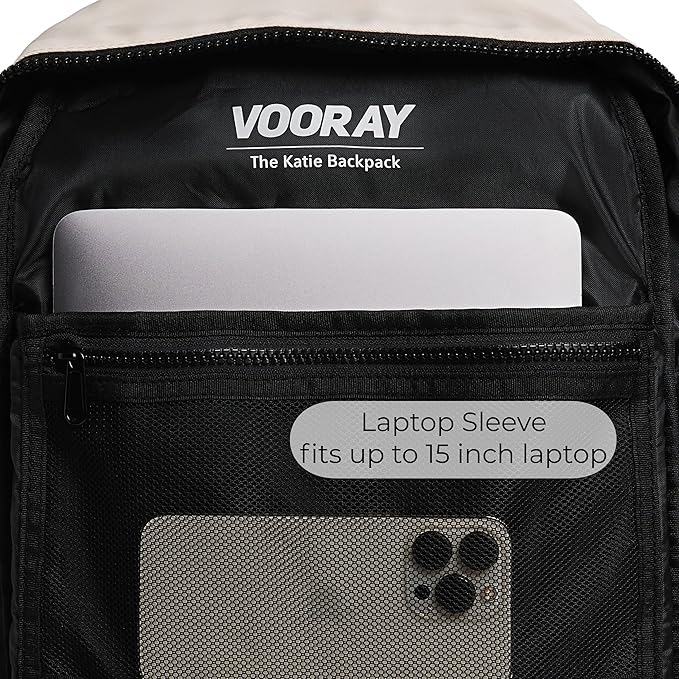 VOORAY 19L Katie Backpack – Large Travel Backpack, Gym & Sports Backpack Wild Desert, Camel Color Block