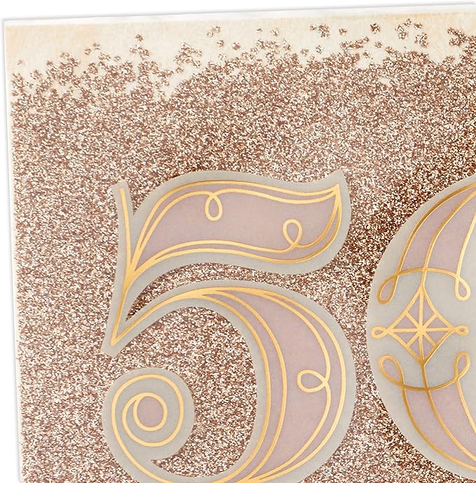 Hallmark 50th Anniversary Card (Golden Anniversary)