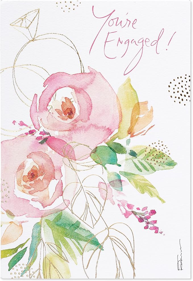 American Greetings Engagement Card - Designed by Kathy Davis (Sweet and Special)