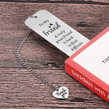 Bookmark Gifts for Best Friend Friendship Gift for Women Christmas Stocking Stuffers Friends Sentimental Gifts for Friend Best Friend Birthday Graduation Gifts for Women Female Friend Gift Ideas