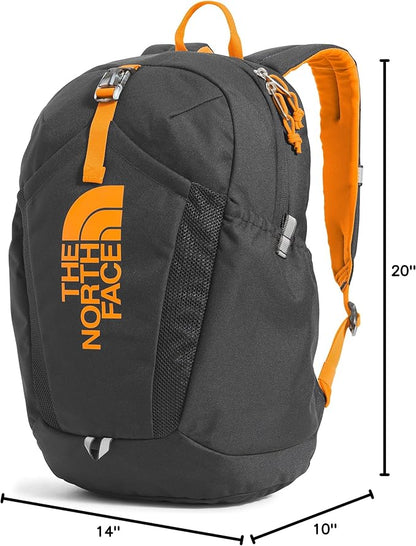 THE NORTH FACE Teen Mini Recon Backpack, Asphalt Grey/Cone Orange, One Size