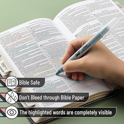 Mr. Pen- Gel Highlighters, 8 Pack, Morandi Colors, No Bleed Bible Markers