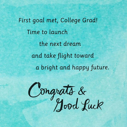 Hallmark College Graduation Card (Hot Air Balloon)