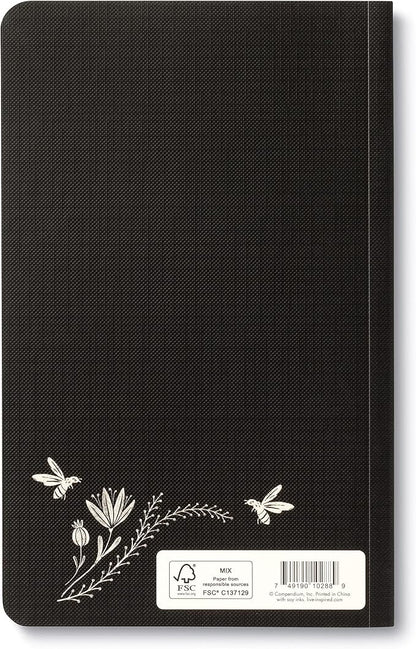 Compendium Softcover Journal - The heart that gives, gathers. – A Write Now Journal with 128 Lined Pages, 5″W x 8″H