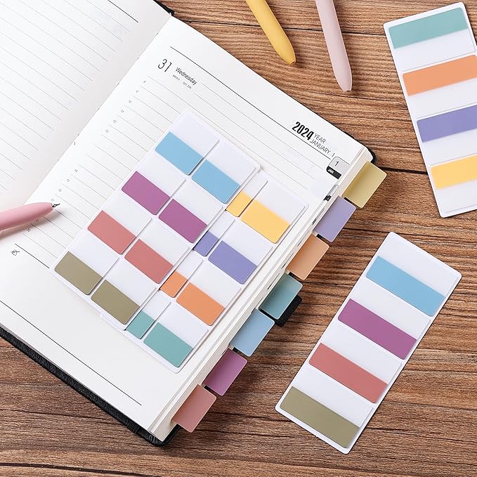 Mr. Pen- Sticky Index Tabs, 360 Pcs, Colorful Sticky Tabs for Notebooks, Page Markers, Page Tabs for Binders, Page Tabs Sticky Tabs for Books, Notebook Tabs, Book Sticky Tabs for Notebooks