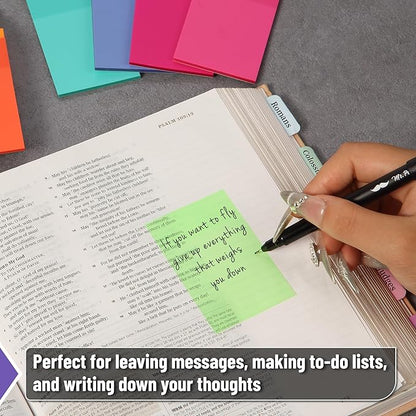 Mr. Pen- Transparent Sticky Notes, 3”x2”, 20 Pads, 1000Sheets, Colorful & Clear See Through Sticky Notes, Bulk Sticky Notes Transparent, Translucent Sticky Notes, Clear Transparent Sticky Notes Clear