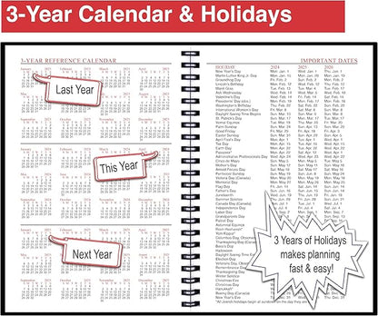 2025 Datebook & City Themed Planner – Resource Guide with Daily, Weekly & Monthly Views – 3-Year Reference Calendar - Multi-Purpose Travel Notebook Guide & Adventure Diary (Oahu '25)