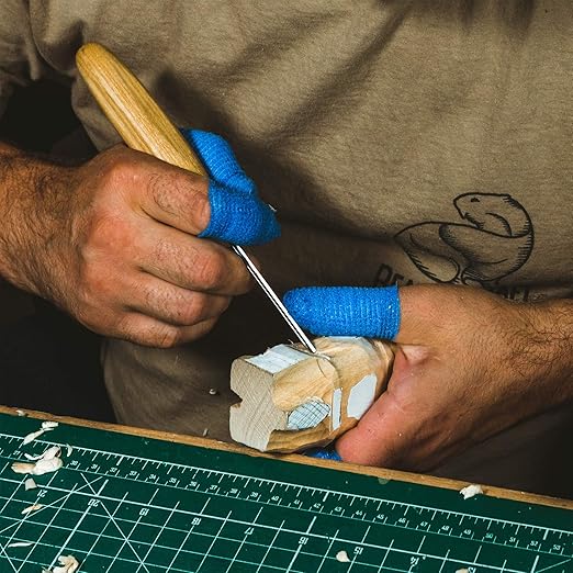 BeaverCraft Cut Resistant Tape Adherent Wrap Tape No-Cut Tape for Wood Carving and Whittling NCT6 6pcs