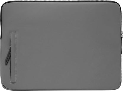 Targus Newport Modern Style Sleeve with Durable Water-Repellent Nylon, Back Zip Pocket Pouch, Protective Slipcase fits 11-12-Inch Laptop/Notebook, Gray (TSS100104GL)