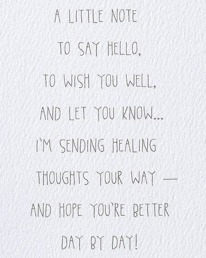 American Greetings Get Well Soon Card (Healing Thoughts)