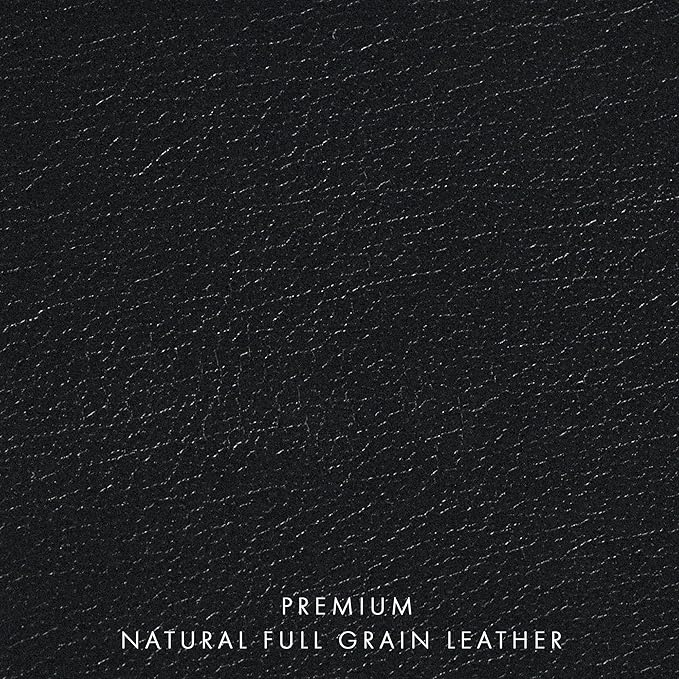 Elizo Leather Desk Mat Desk Pad Blotter Set - Real Full-Grain Leather (32x16) 2-Layer Genuine Desk Cover Protector & Large Mouse Pad | Computer Keyboard Desk Accessories for Office & Home Carbon