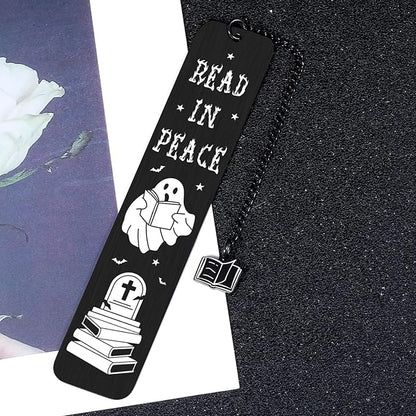 Stocking Stuffers for Women, Christmas Gifts for Book Lovers Bookish, White Elephant Gifts for Adults Useful, Cute Bookmarks Spooky Bookmark Gifts, Horror Lovers Gifts, Anniversary Birthday Gifts
