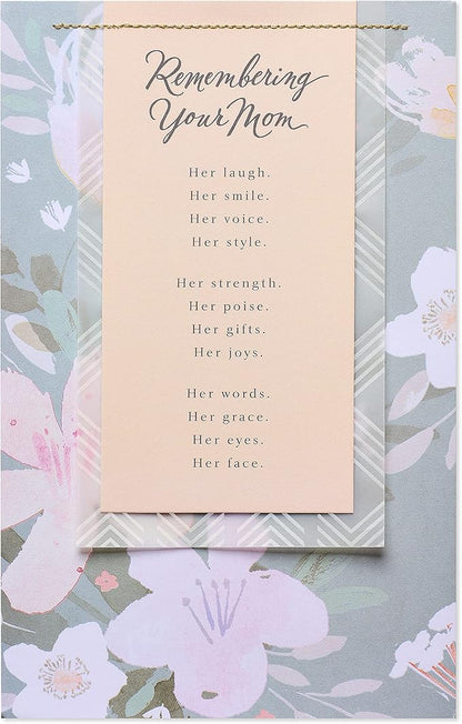 American Greetings Sympathy Card for Loss of Mother (Remembering You Mom)