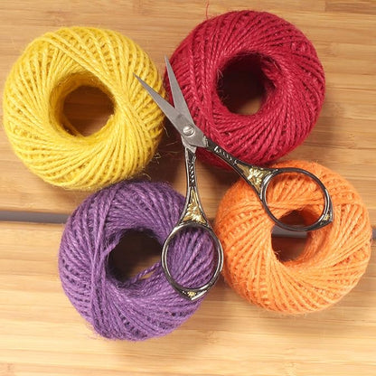 JubileeYarn Sun Motif Embroidery Craft Scissors - Assortment - 3 Scissors