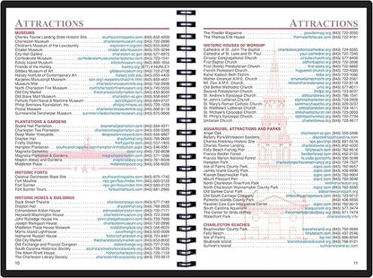 2025 Datebook & City Themed Planner – Resource Guide with Daily, Weekly & Monthly Views – 3-Year Reference Calendar - Multi-Purpose Travel Notebook Guide & Adventure Diary (Charleston '25)