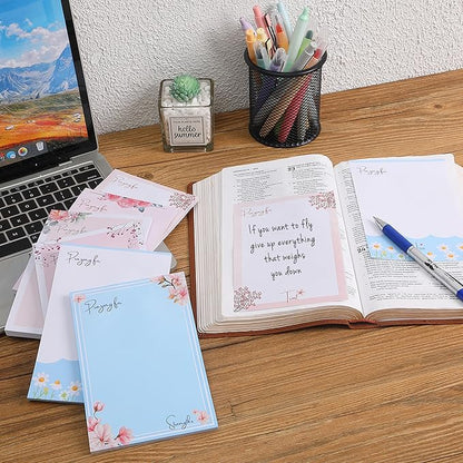 Mr. Pen- Sticky Notes 4x6, 6 Pads, 4x6 Sticky Notes, Floral Sticky Note, Self-Stick Note Pads, Sticky Pads Sticky Notes Aesthetic, Colorful Sticky Notes, Sticky Notes Bulk Sticky Notes