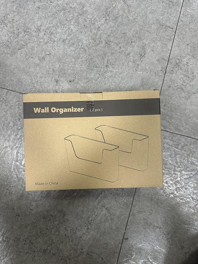 YOHOM No Drilling File Holders (Matte Black 2)