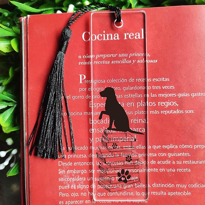 Dog Book Markers for Women Inspirational, Funny Bookmarks for Students Teachers School Home Office Supplies, Book Lover Cat Lover Friends Girl Sister Female Gifts
