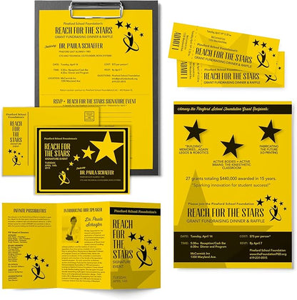 Neenah Paper 22791 Color Cardstock, 65lb, 8 1/2 x 11, Sunburst Yellow, 250 Sheets