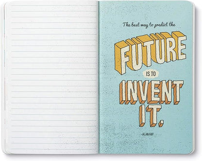 Compendium Softcover Journal - It’s Possible – A Write Now Journal with 128 Lined Pages, 5″W x 8″H