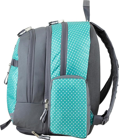Eastsport Extra Large Backpack Expandable Oversized for Travel Hiking Work Camping Sports Outdoors with Drawstring Bag Mochila De Viaje Teeny Tiny Dots