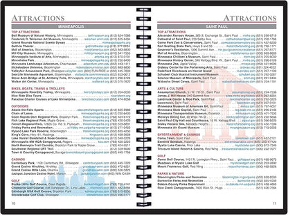 2025 Datebook & City Themed Planner – Resource Guide with Daily, Weekly & Monthly Views – 3-Year Reference Calendar - Multi-Purpose Travel Notebook Guide & Adventure Diary (Twin Cities '25)