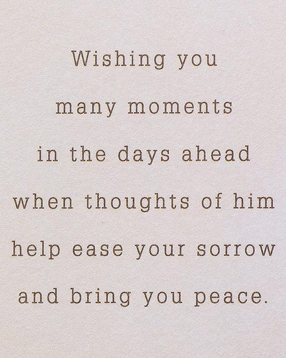 American Greetings Sympathy Card for Loss of Father (Nothing Can Compare)