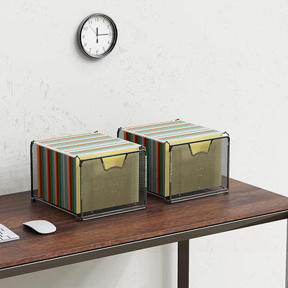 Simple Houseware Mesh Hanging File Organizer, Black - 2 Pack