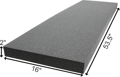 Case Club Customizable Polyethylene/Polyurethane/Convoluted Foam 54 x 16 Inches