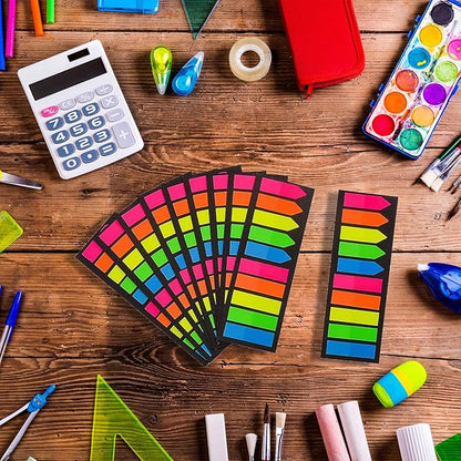 2000 Pieces Page Markers Tabs,Colored Sticky Tabs for Books, Notebooks,Index Tabs,Arrow Page Sticky Flags