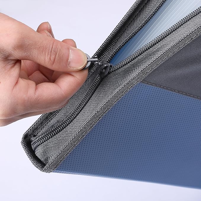 Mr. Pen- Accordion File Organizer, 13 Pockets, Blue, Document Organizer, Expanding File Folder Organizer, Accordion Folders for Documents, Accordian Folder, Accordian File Organizer