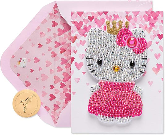 Papyrus Hello Kitty Birthday Card for Girl (Birthday Princess)