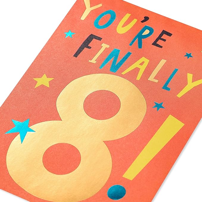 American Greetings 8th Birthday Card (Time to Celebrate)