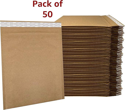 Honeycomb paper padded envelope sealable mailers (50, #2-8.5" x 11")