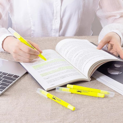 Mr. Pen- Gel Highlighters, Bible Highlighter, Pack of 20, No Bleed Highlighter, Fluorescent Yellow Highlighters, Dry Highlighter, Bible Study Highlighter, Bible Journaling Supplies