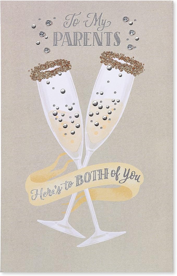 American Greetings Anniversary Card for Parents (Love is Worth Keeping)
