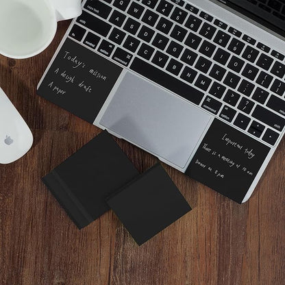 Mr. Pen- Sticky Notes, 3”x3”, 12 Pads, Black Sticky Notes, Sticky Note, Self-Stick Note Pads, Sticky Pads Sticky Notes Aesthetic, Colorful Sticky Notes, Sticky Notes Bulk Sticky Notes